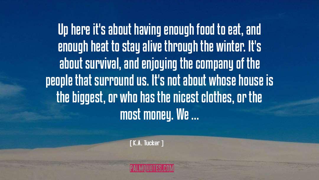 Food And Friends quotes by K.A. Tucker