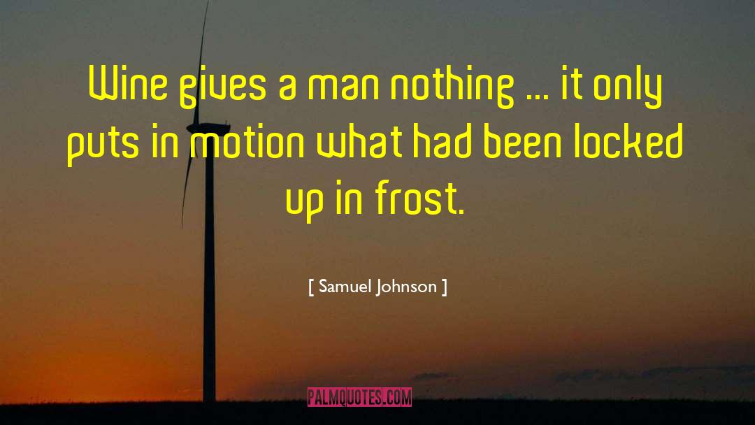 Food And Wine quotes by Samuel Johnson
