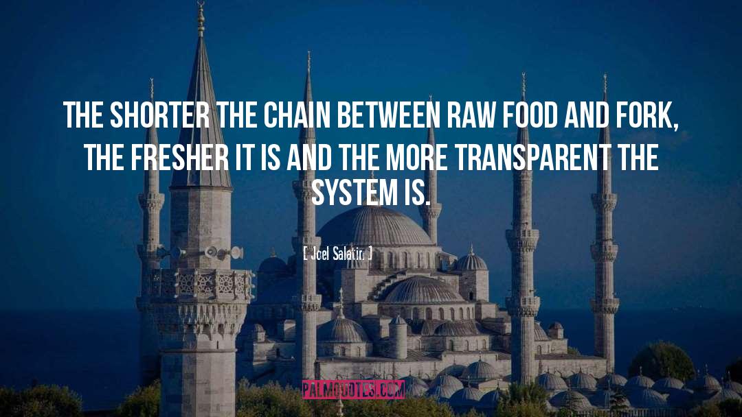 Food Chain quotes by Joel Salatin