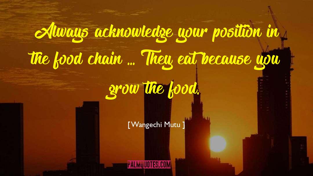 Food Chain quotes by Wangechi Mutu
