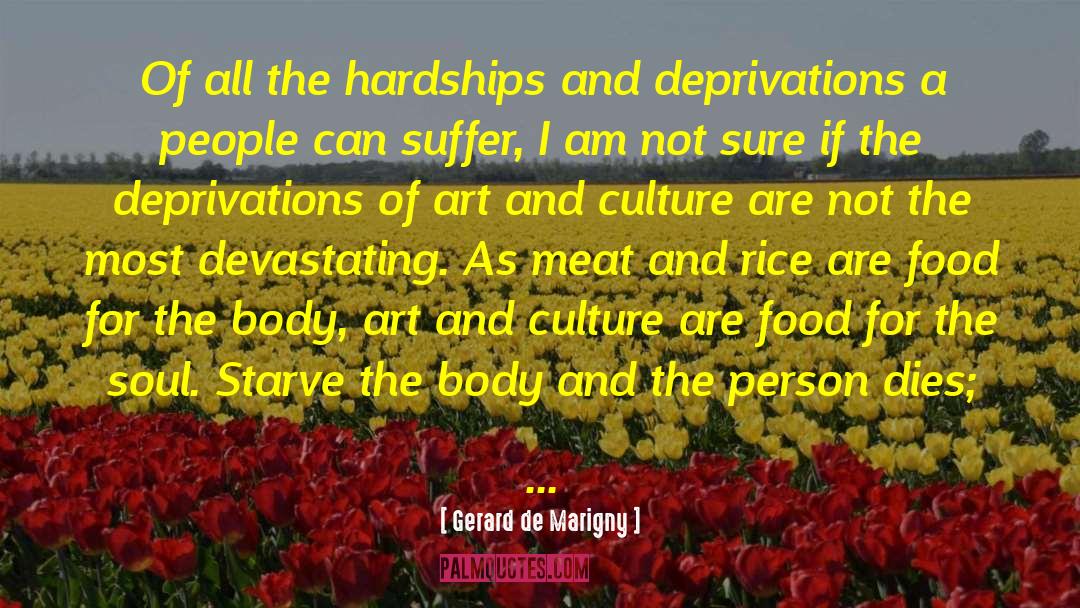 Food For The Soul quotes by Gerard De Marigny