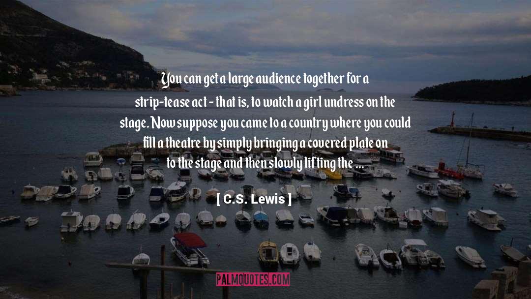 Food Indulgence quotes by C.S. Lewis