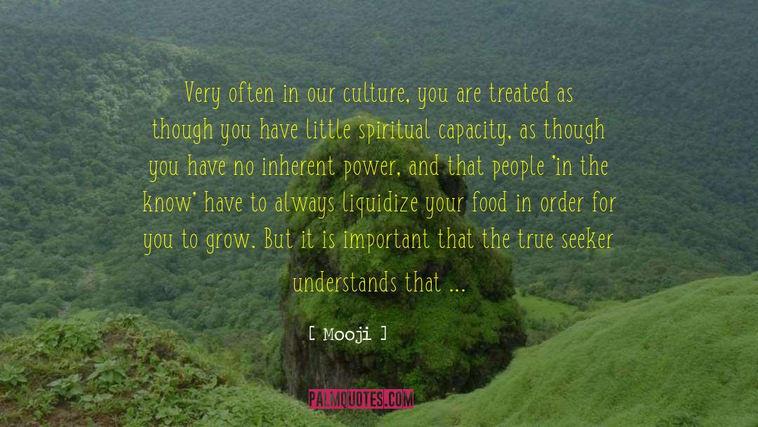 Food Industry quotes by Mooji