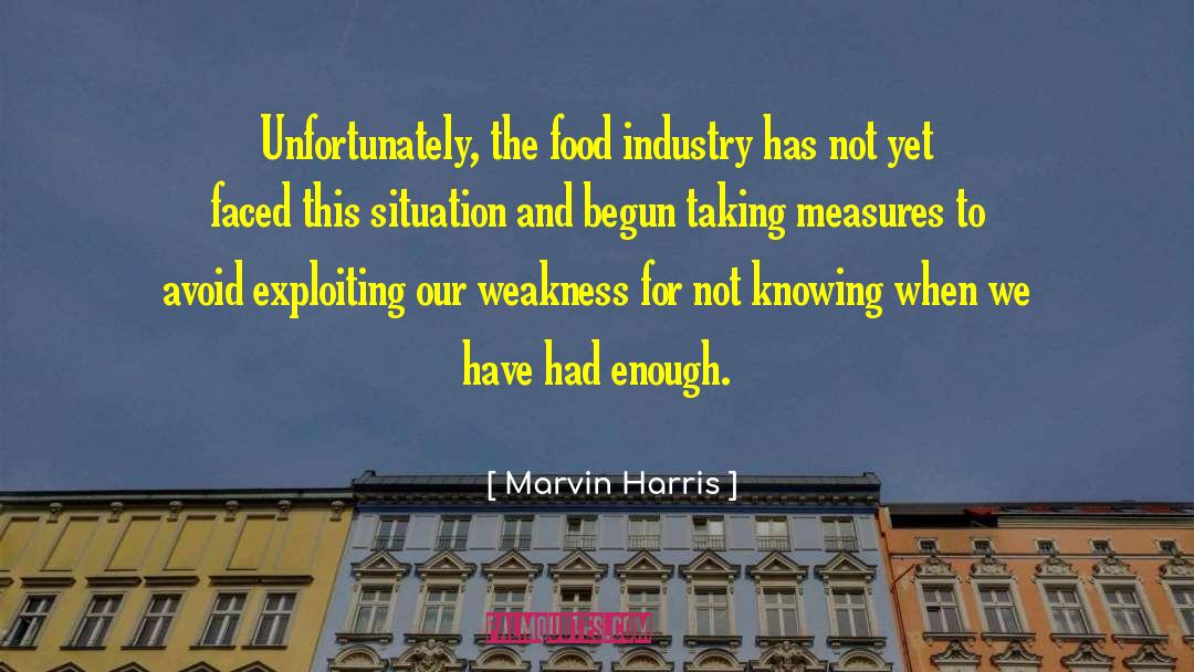 Food Industry quotes by Marvin Harris
