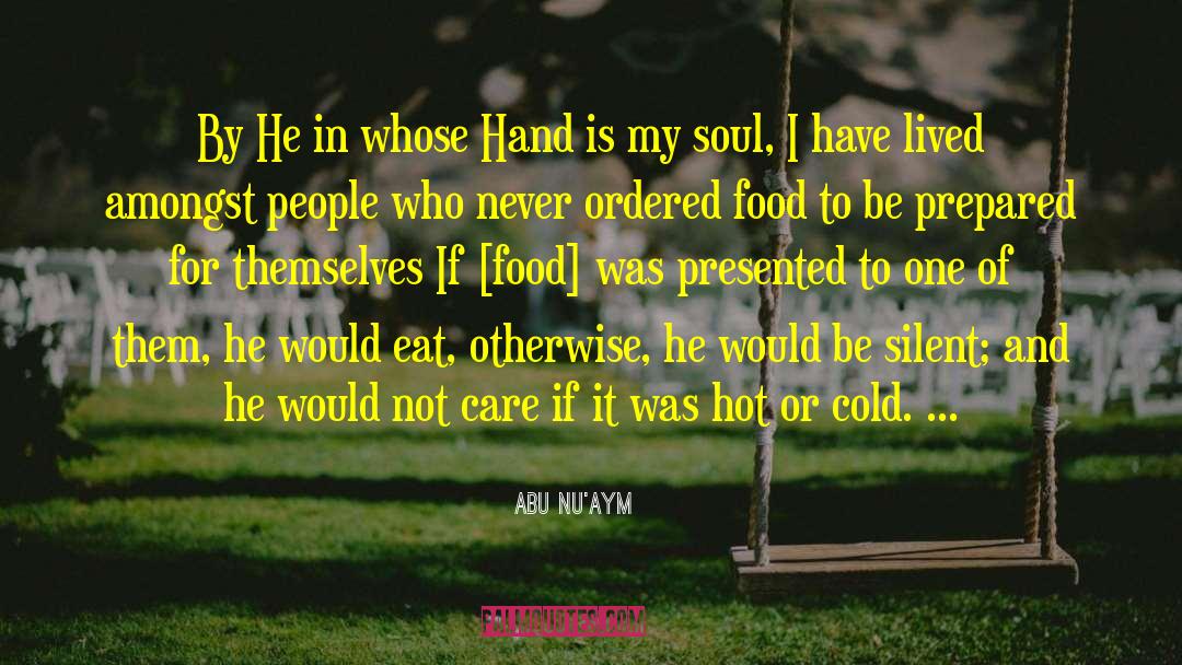 Food Is For Information quotes by Abu Nu`aym