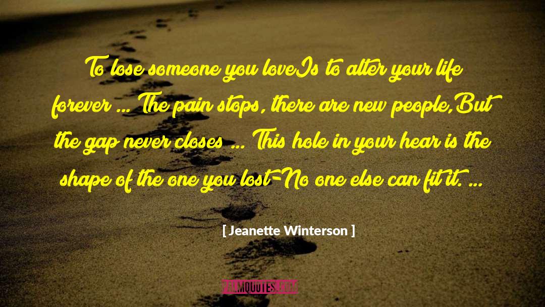 Food Love People quotes by Jeanette Winterson