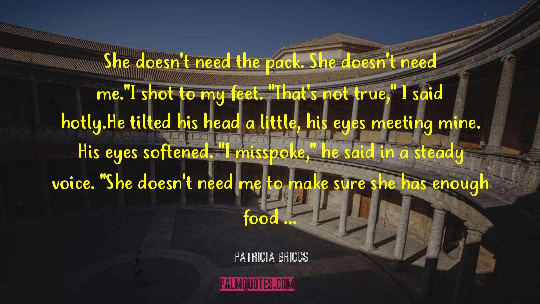 Food Not Bombs quotes by Patricia Briggs