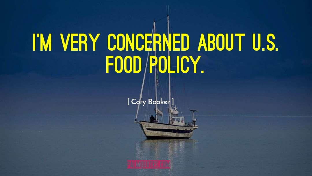 Food Policy quotes by Cory Booker