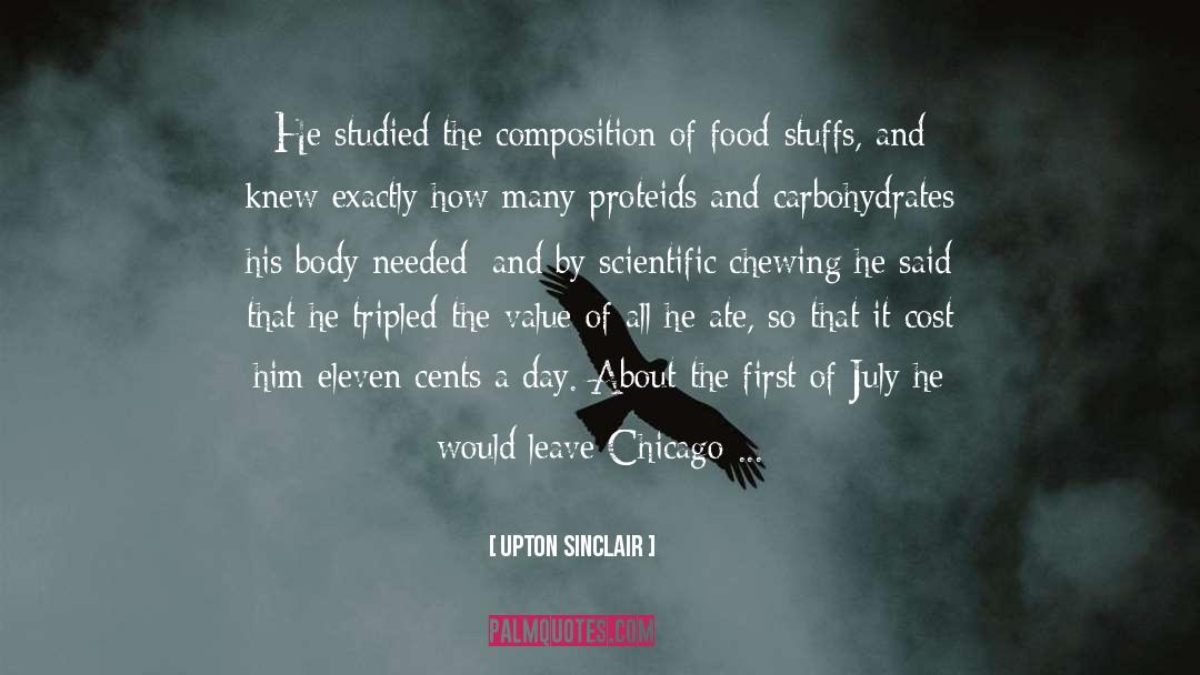 Food Preparation quotes by Upton Sinclair