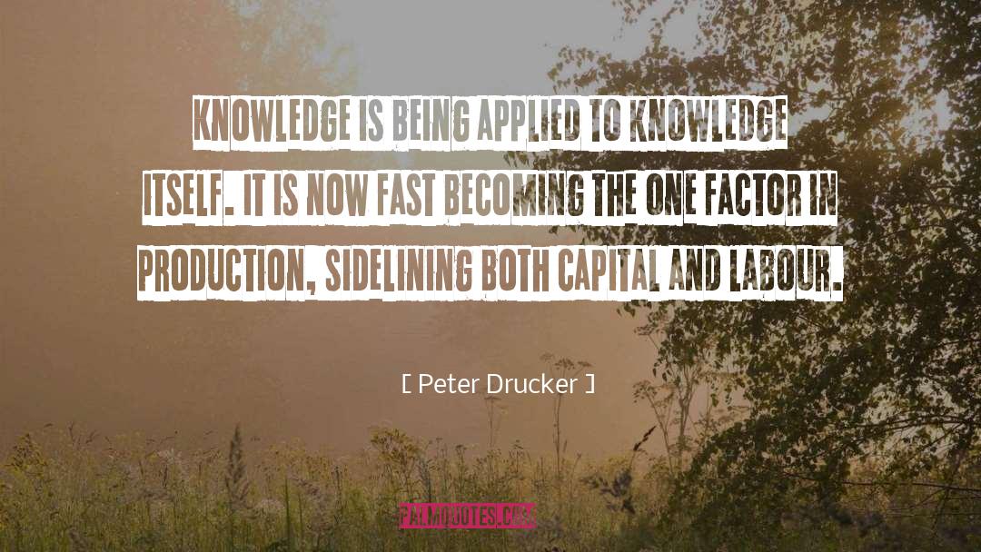 Food Production quotes by Peter Drucker