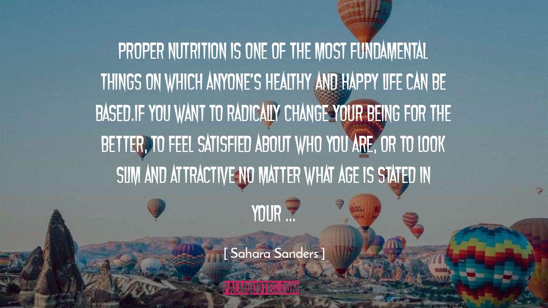 Food Pyramid quotes by Sahara Sanders