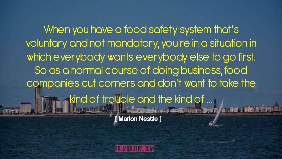 Food Safety quotes by Marion Nestle