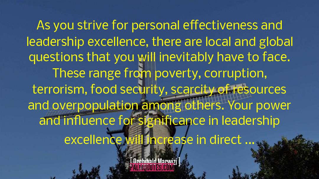 Food Security quotes by Archibald Marwizi