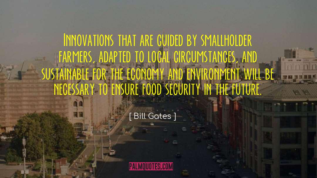 Food Security quotes by Bill Gates