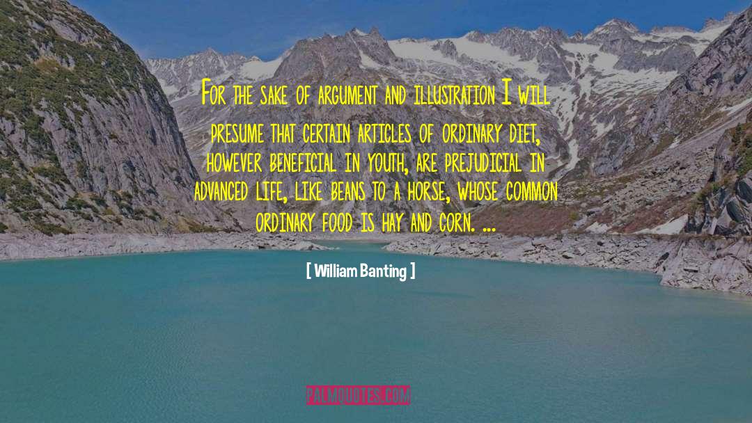 Food Sensor quotes by William Banting