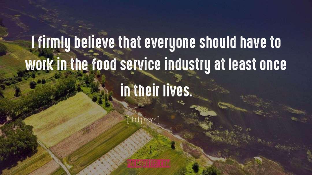 Food Service quotes by Judy Greer