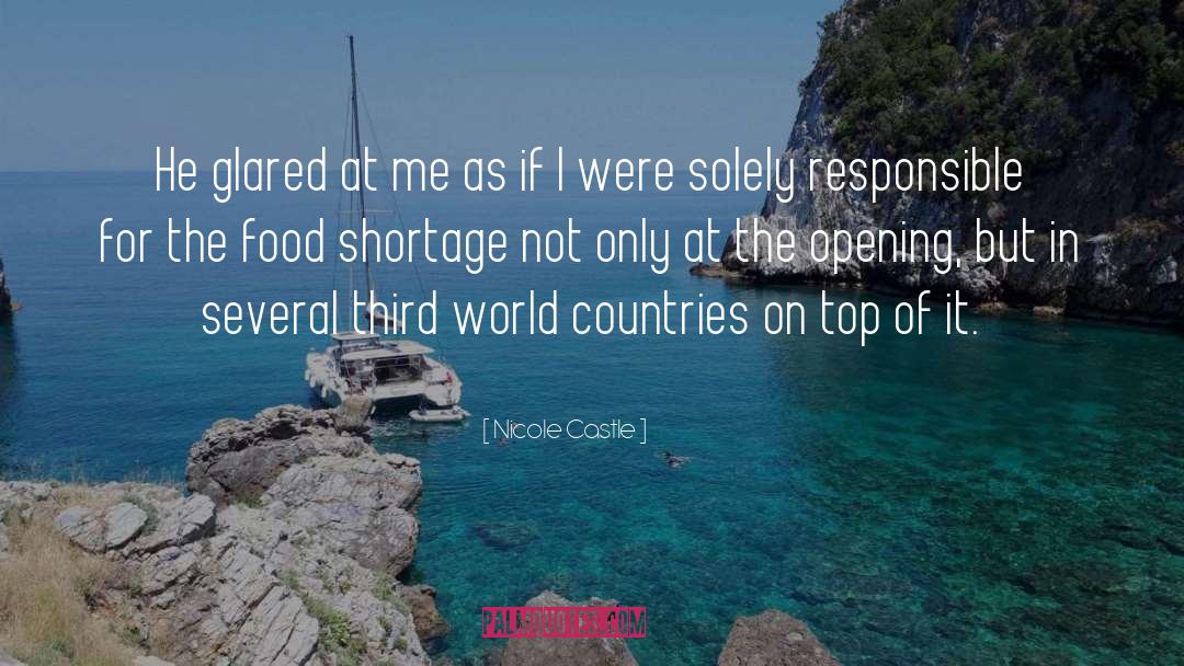 Food Shortage quotes by Nicole Castle