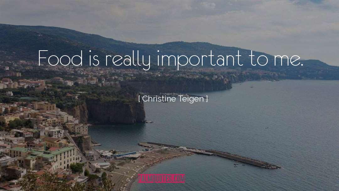 Food Stations quotes by Christine Teigen