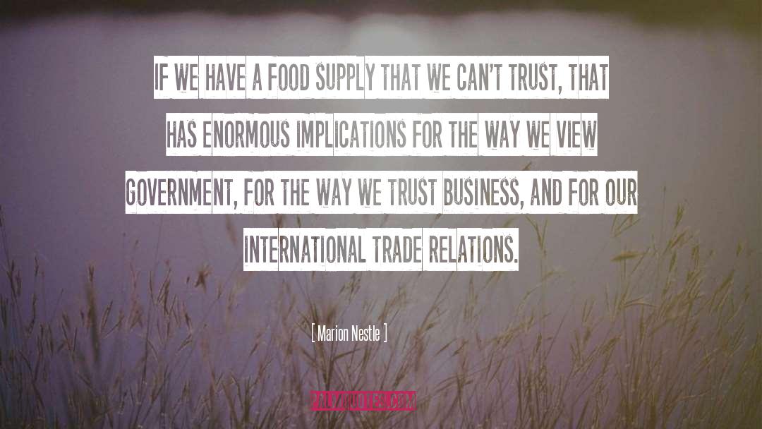 Food Supply quotes by Marion Nestle