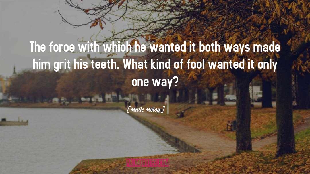 Fool quotes by Maile Meloy