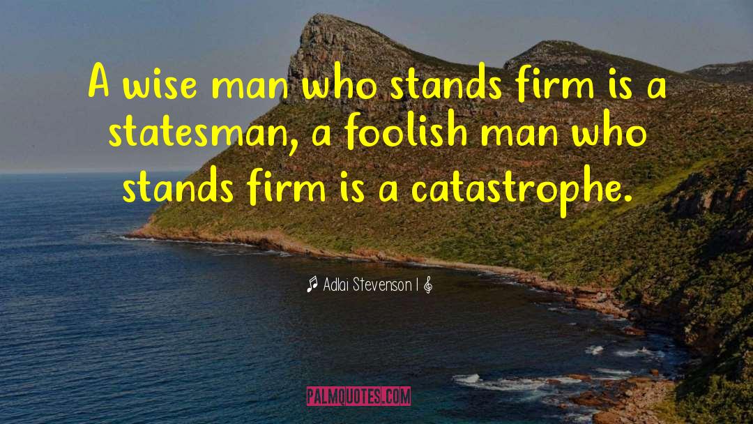 Foolish Man quotes by Adlai Stevenson I