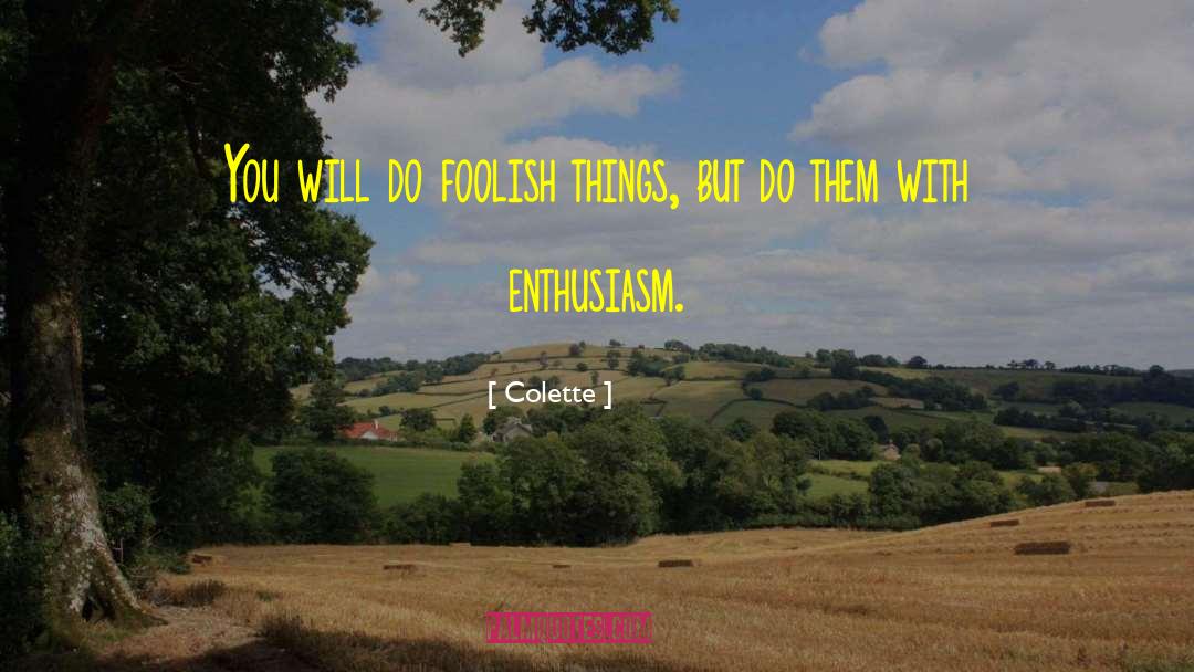 Foolish Mistakes quotes by Colette