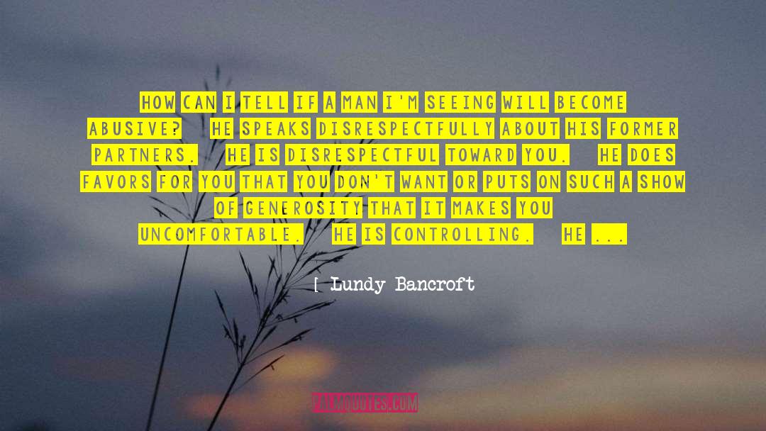 Foolproof quotes by Lundy Bancroft