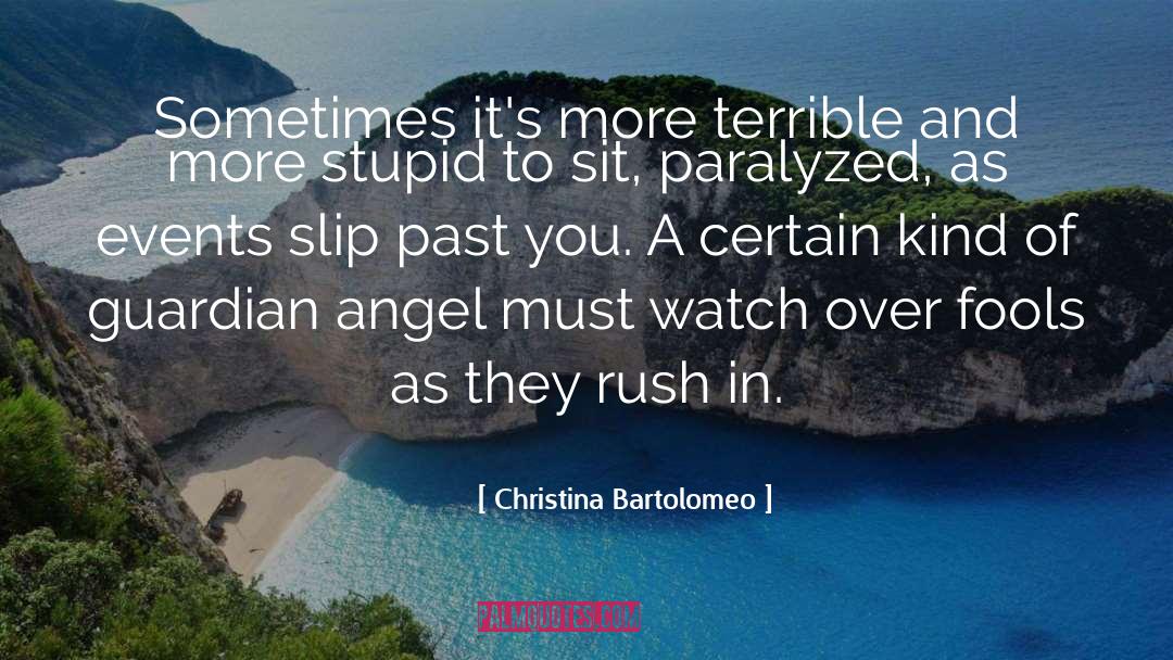 Fools Rush In quotes by Christina Bartolomeo