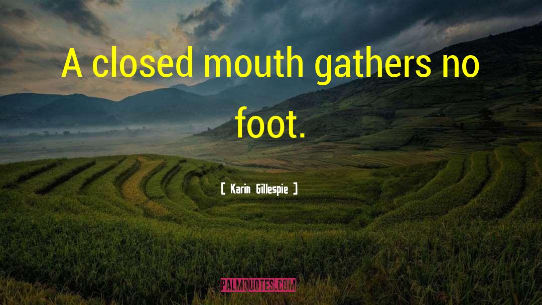 Foot Stomp quotes by Karin Gillespie