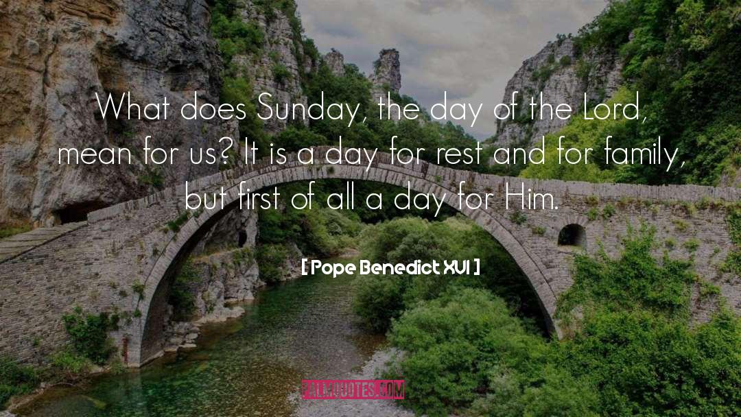 Football And Family quotes by Pope Benedict XVI