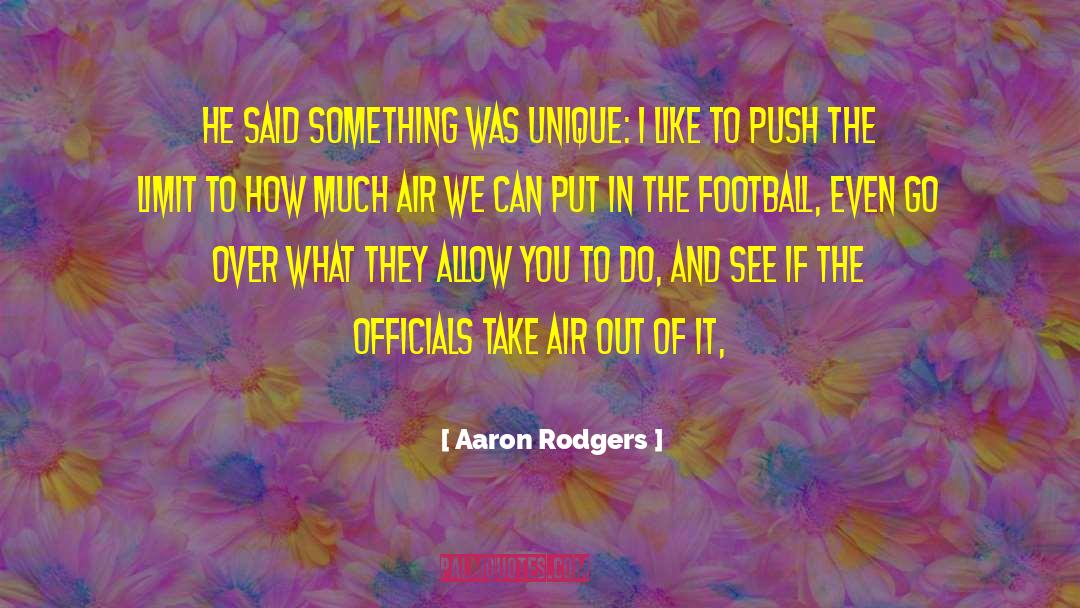 Football Chants quotes by Aaron Rodgers