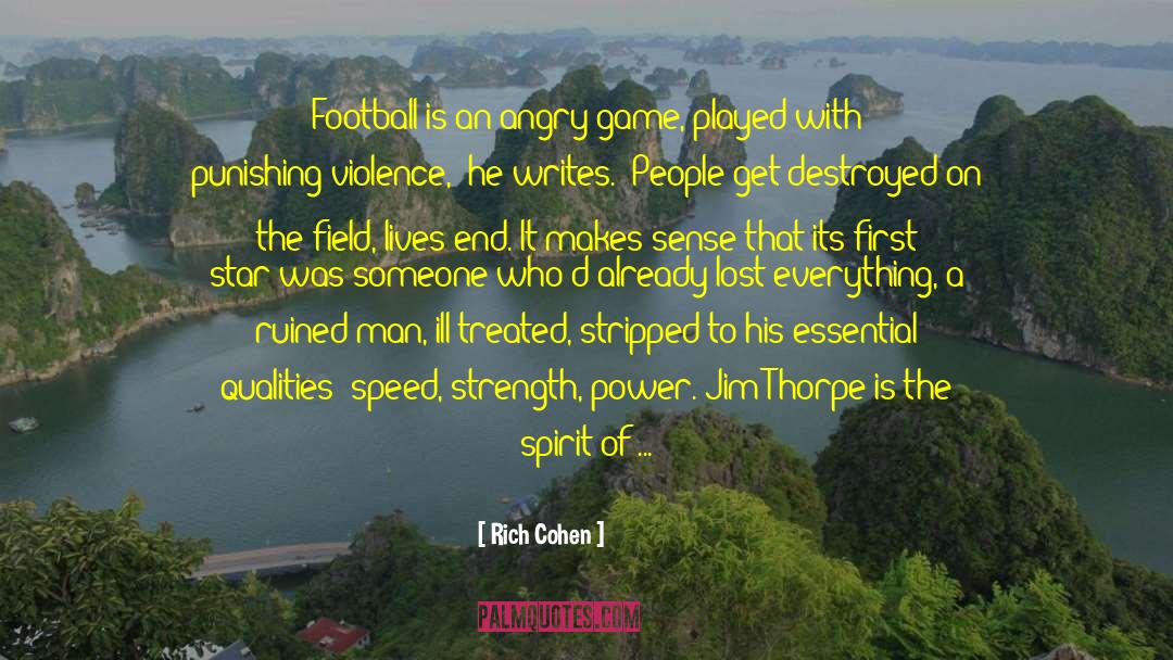Football Db quotes by Rich Cohen