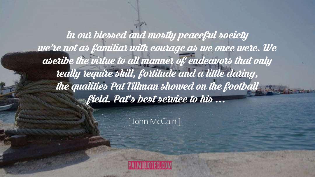 Football Field quotes by John McCain
