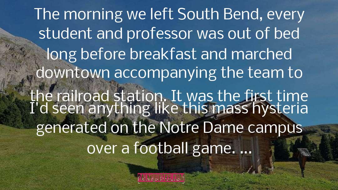 Football Game quotes by Knute Rockne