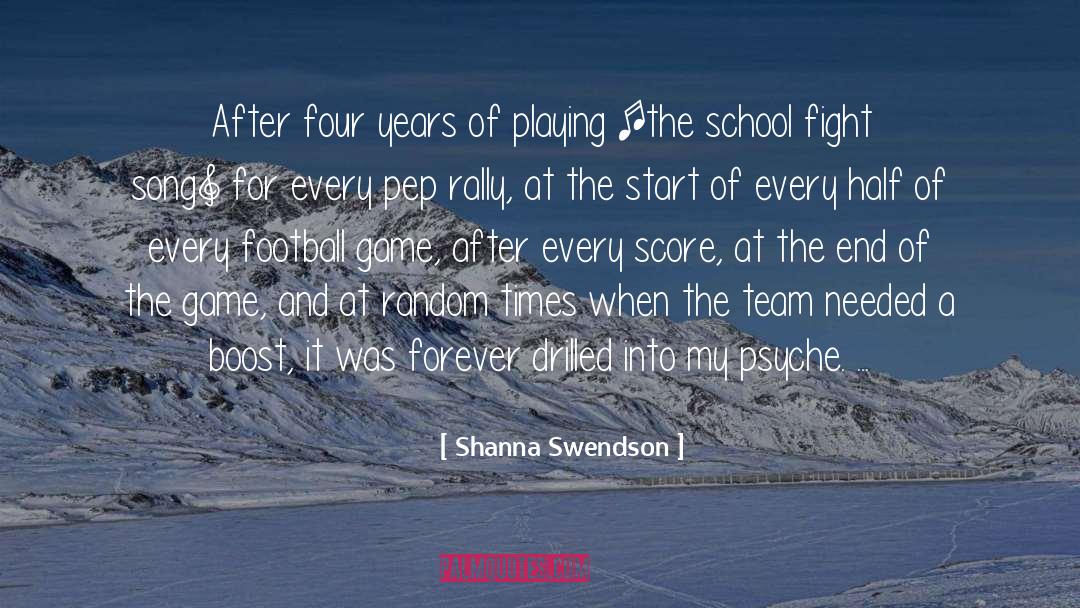 Football Game quotes by Shanna Swendson