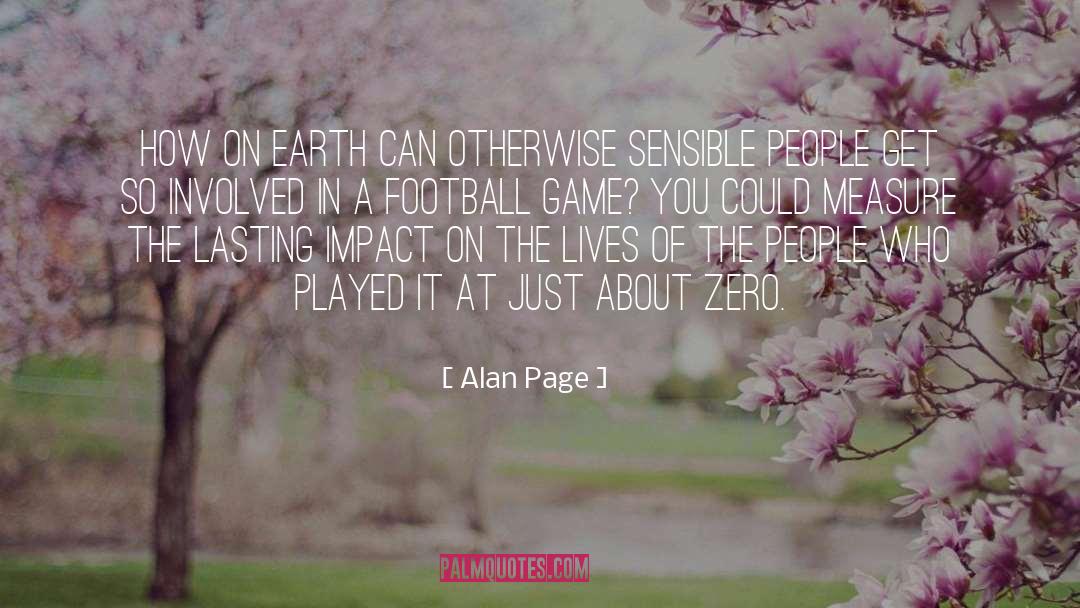 Football Game quotes by Alan Page