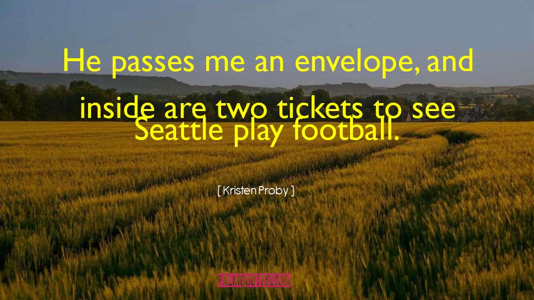 Football Pitches quotes by Kristen Proby