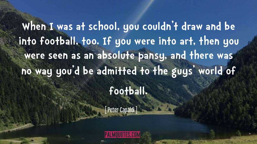 Football Pitches quotes by Peter Capaldi