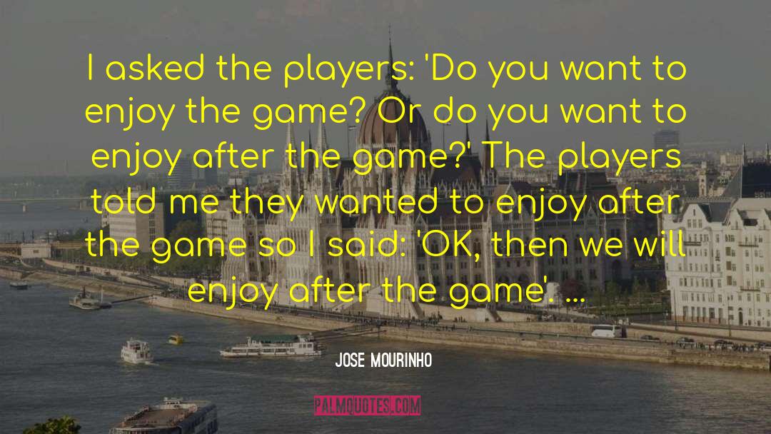 Football Player quotes by Jose Mourinho