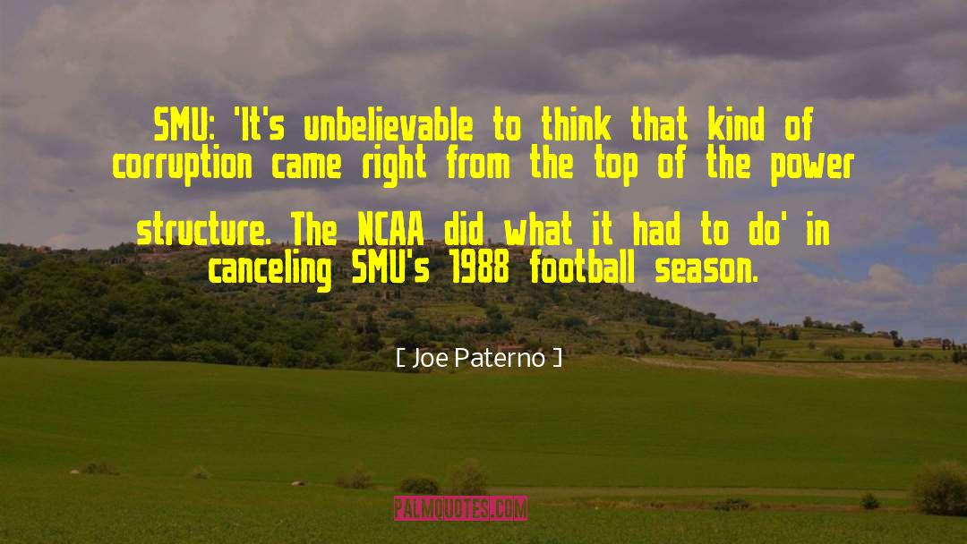 Football Players quotes by Joe Paterno