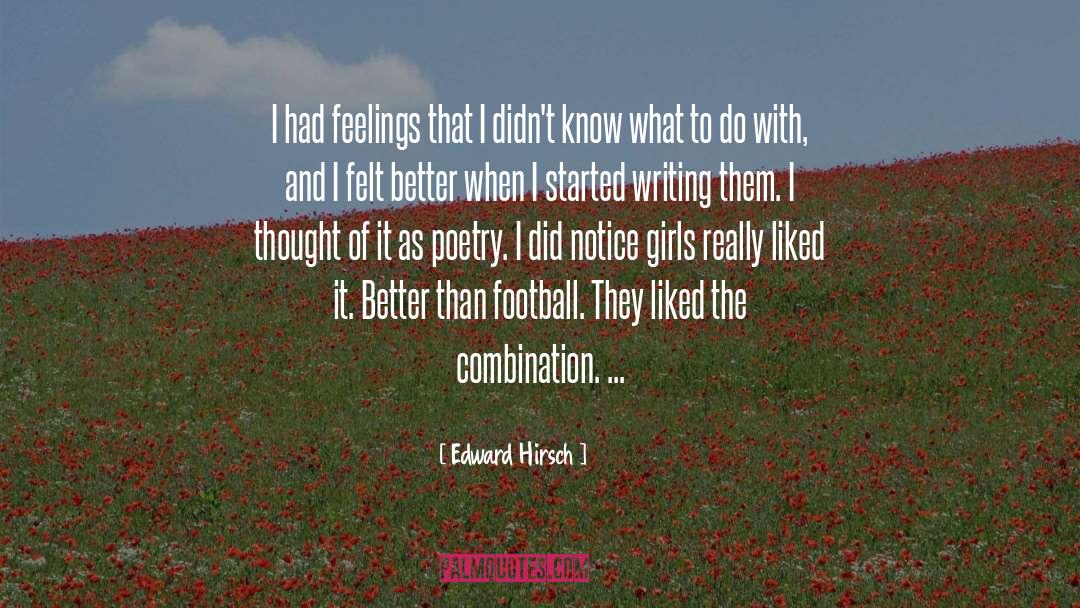 Football Season quotes by Edward Hirsch