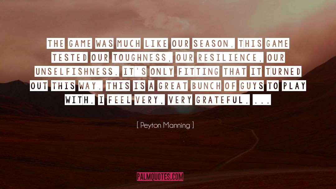 Football Season quotes by Peyton Manning