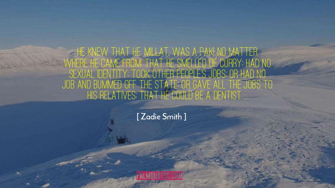 Footballer quotes by Zadie Smith