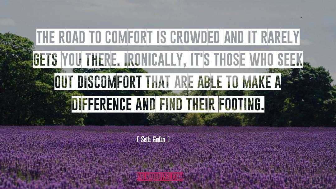 Footing quotes by Seth Godin