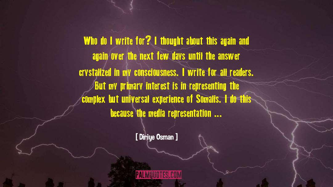 Footnote quotes by Diriye Osman