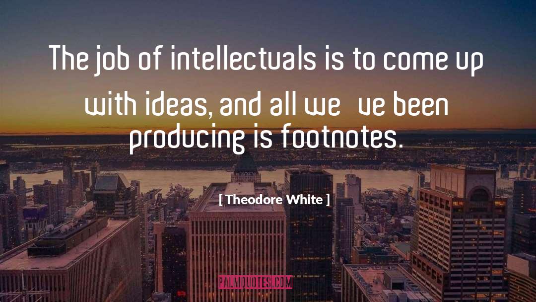 Footnotes quotes by Theodore White