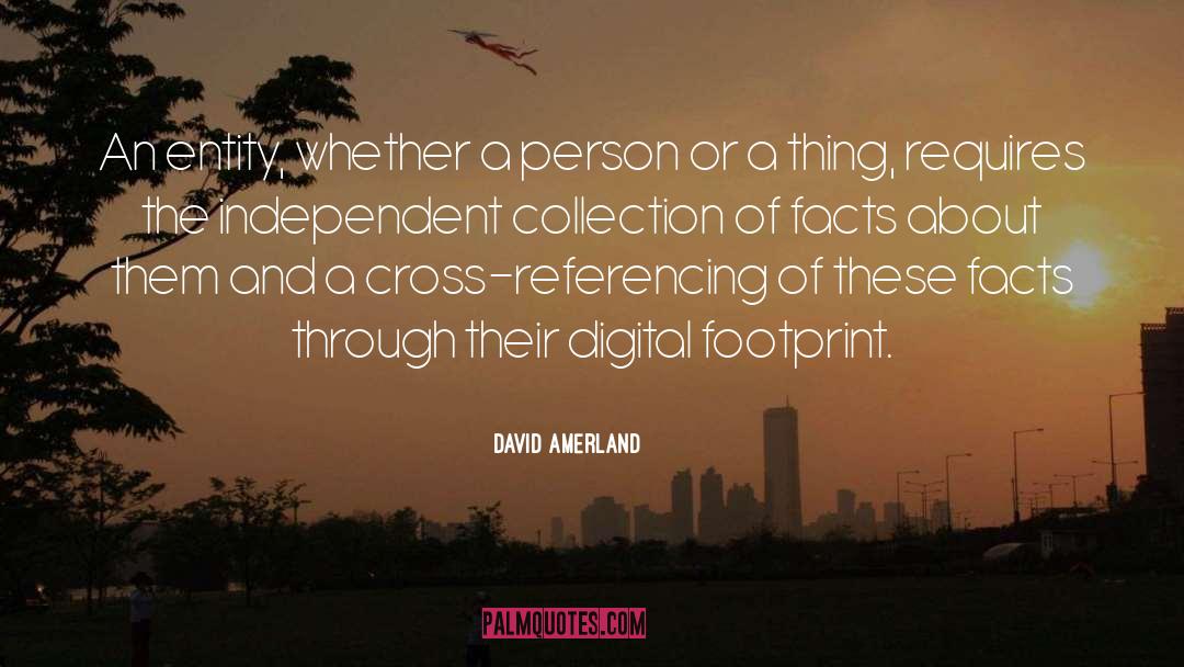 Footprint quotes by David Amerland