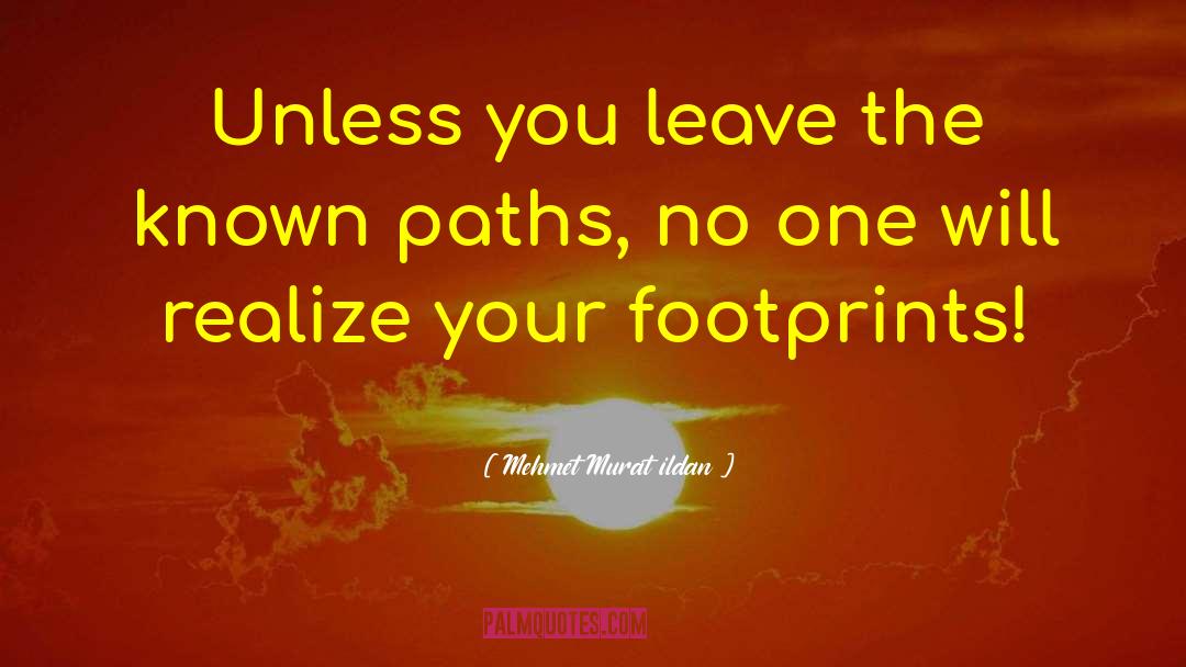 Footprints In Life quotes by Mehmet Murat Ildan