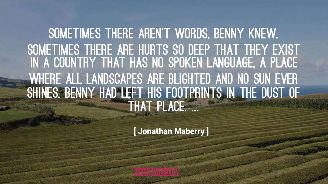 Footprints In The Sand quotes by Jonathan Maberry