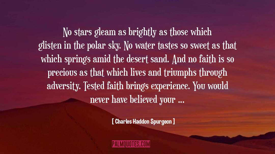 Footprints In The Sand quotes by Charles Haddon Spurgeon